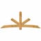 Ekena Millwork Alberta Rough Sawn Timber Gable Bracket, Western Red Cedar, 96"W x 40"H x 2"D x 6"F, 10/12 Pitch GBW096X40X0206ALB00RWR - alternate 1